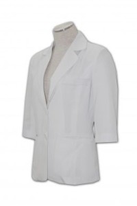 BS217_2 white ladies suits solid color tailor made v-neck fit suits company supplier   white linen jacket